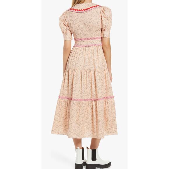 English Factory Floral Print Midi Dress - Picture 2 of 8